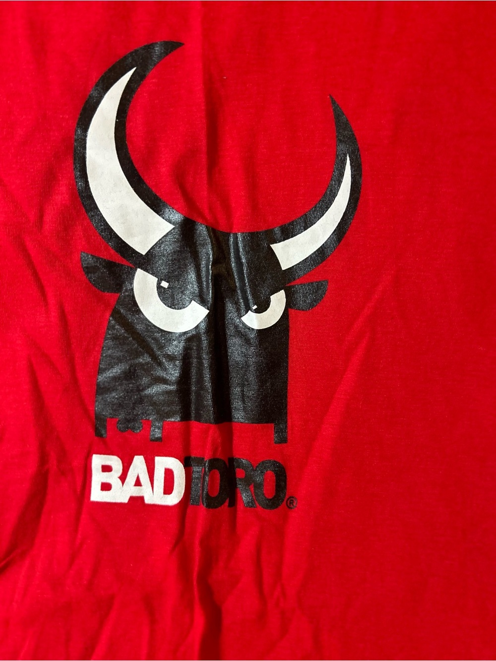 Red Graphic Bad Toro Short Sleeve Tee